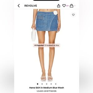 New new denim mini skirt